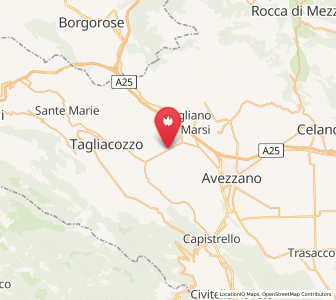 Map of Scurcola Marsicana, Abruzzo