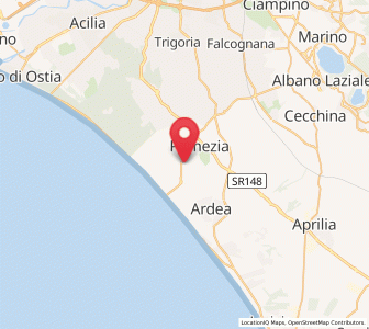 Map of Sedici Pini-La Macchiozza, Lazio