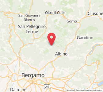 Map of Selvino, Lombardy