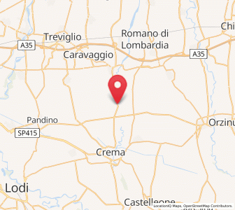 Map of Sergnano, Lombardy