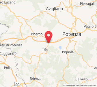 Map of Serra, Basilicate