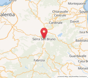 Map of Serra San Bruno, Calabria