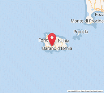 Map of Serrara Fontana, Campania