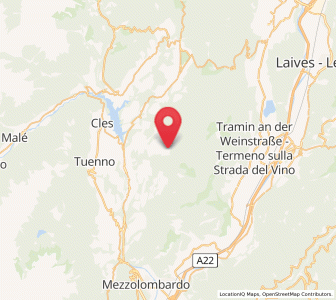 Map of Sfruz, Trentino-Alto Adige