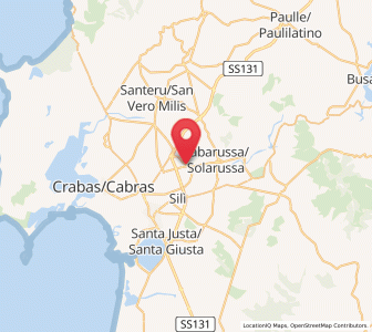 Map of Siamaggiore, Sardinia