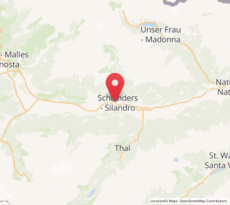 Map of Silandro, Trentino-Alto Adige