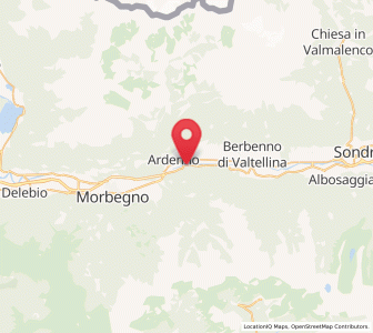 Map of Sirta, Lombardy