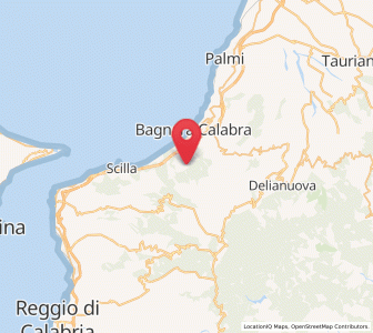 Map of Solano Superiore, Calabria