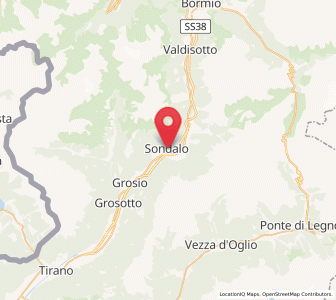 Map of Sondalo, Lombardy