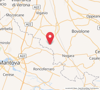 Map of Sorgà, Veneto