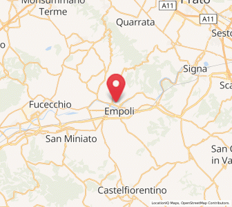 Map of Spicchio-Sovigliana, Tuscany