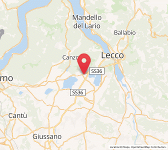 Map of Suello, Lombardy