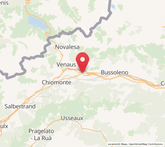 Map of Suse, Piedmont