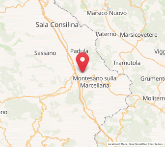 Map of Tempa la Mandra, Campania