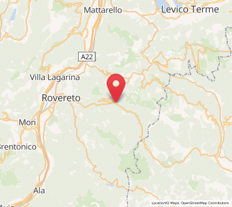 Map of Terragnolo, Trentino-Alto Adige
