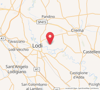 Map of Terraverde-Corte Palasio, Lombardy