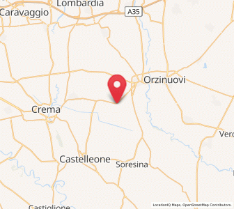 Map of Ticengo, Lombardy