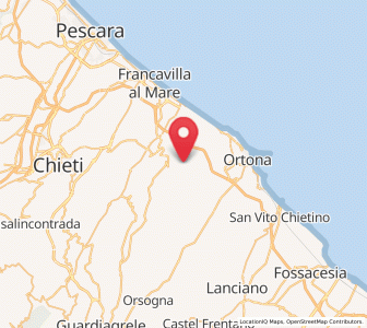Map of Tollo, Abruzzo