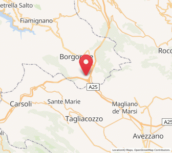 Map of Torano, Lazio