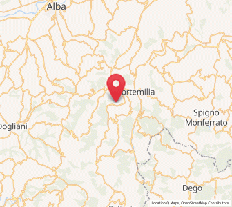 Map of Torre Bormida, Piedmont