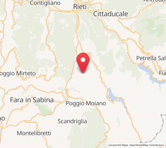 Map of Torricella in Sabina, Lazio