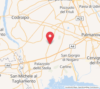 Map of Torsa, Friuli Venezia Giulia