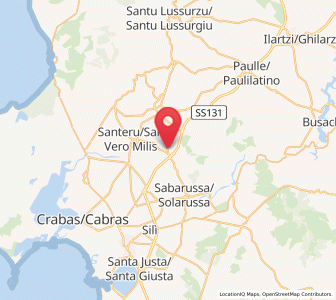 Map of Tramatza, Sardinia