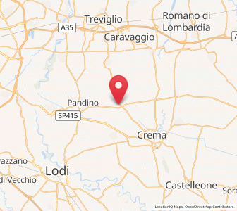 Map of Trescore Cremasco, Lombardy