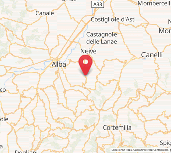 Map of Trezzo Tinella, Piedmont