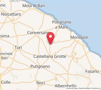 Map of Triggianello, Apulia