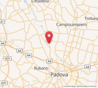 Map of Vaccarino, Veneto