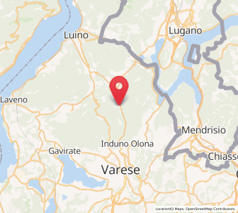 Map of Valganna, Lombardy