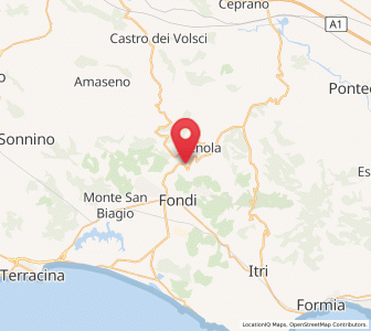 Map of Valle Bernardo, Lazio