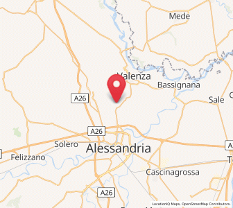 Map of Valmadonna, Piedmont