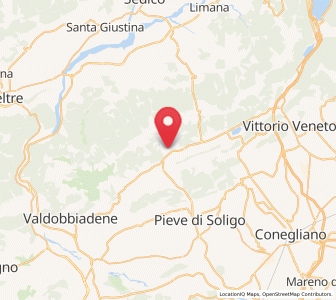 Map of Valmareno, Veneto