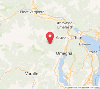 Map of Valstrona, Piedmont