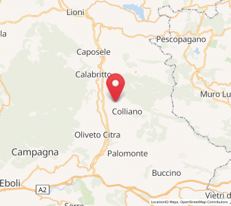 Map of Valva, Campania