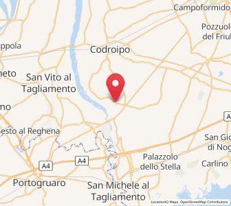 Map of Varmo, Friuli Venezia Giulia