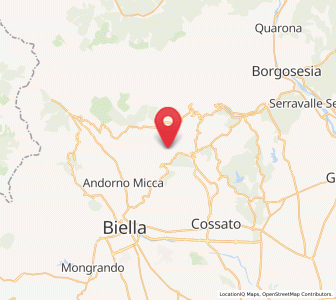 Map of Veglio, Piedmont