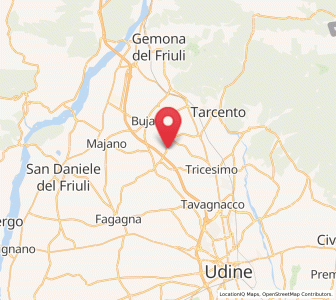 Map of Vendoglio-Carvacco, Friuli Venezia Giulia