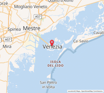 Map of Venise, Veneto