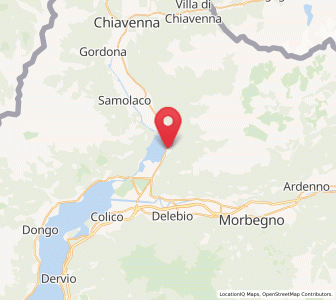 Map of Verceia, Lombardy