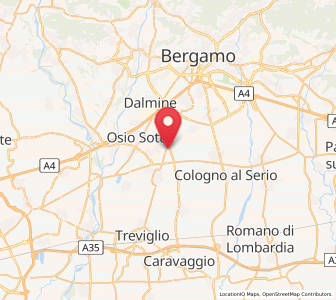 Map of Verdello, Lombardy