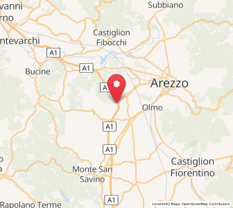 Map of Viciomaggio, Tuscany