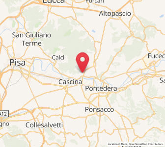 Map of Vicopisano, Tuscany