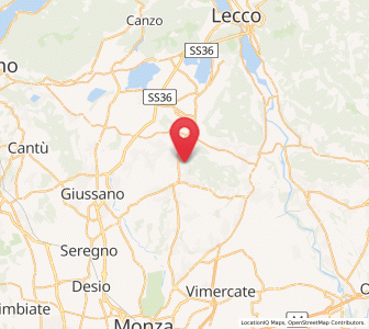 Map of Viganò, Lombardy