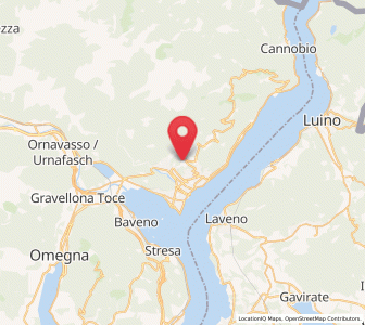 Map of Vignone, Piedmont