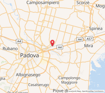 Map of Vigonza, Veneto