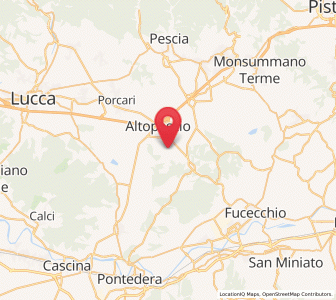 Map of Villa Campanile, Tuscany