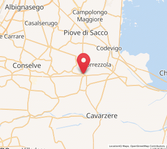 Map of Villa del Bosco, Veneto